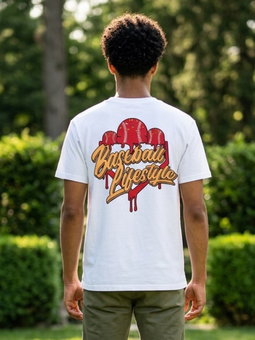 NWT Lifestyle Baseball 101 White Short Sleeve Graphic Ice Cream Tee Shirt - YXL